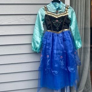 Girls 7/8 Disney Anna dress play dress up costume